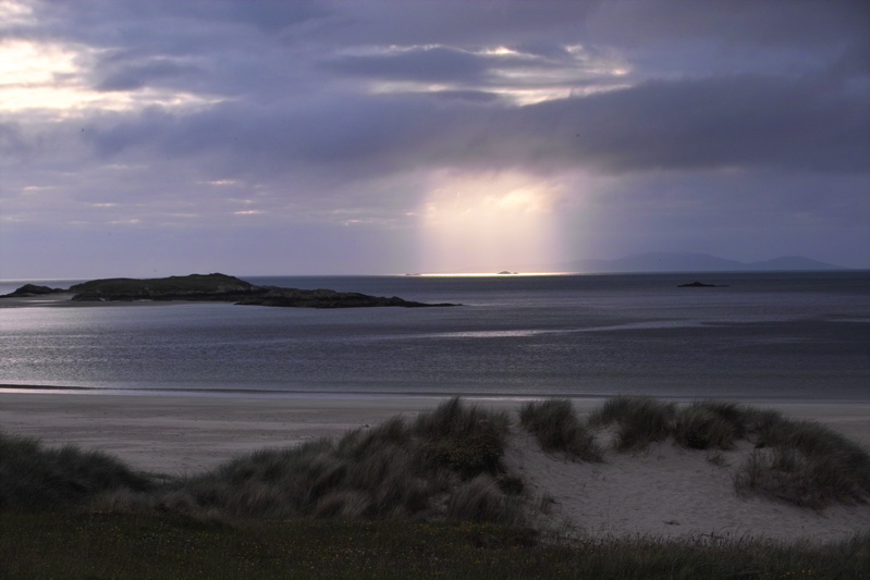 Strand mit Licht
